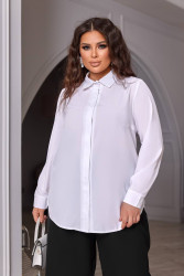 Рубашки женские БАТАЛ оптом Окси 84196057 370-3