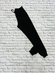Спортивные штаны мужские на флисе (черный) оптом 41857029 801-1