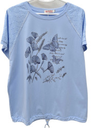 Футболки женские БАТАЛ оптом 79032186 662-93