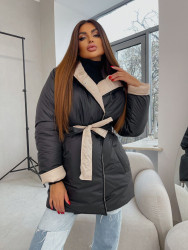 Куртки двосторонні зимові жіночі оптом Yanush 