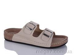 Шлепки, Sali-2 оптом 06-14 беж к.