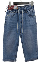 Бриджи джинсовые женские БАТАЛ оптом 02186943 2058-156