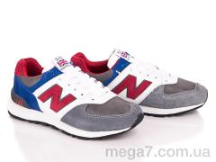 Кроссовки, Veer-Demax оптом B7508-5 l.grey-blue-red