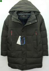 Куртки зимние мужские на флисе (khaki) оптом 20618453 A-8-12