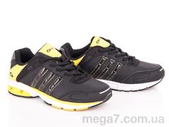 Кроссовки, Veer-Demax оптом B2227-1 black-yellow