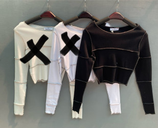 Лонгсливи (чорні) жіночі оптом ---