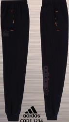 Спортивные штаны юниор (черный) оптом 96175243 1234-21