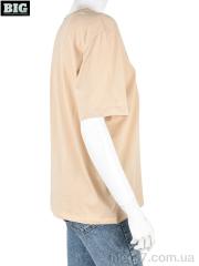 Футболка, BIG оптом --- 4049-05-3 l.beige