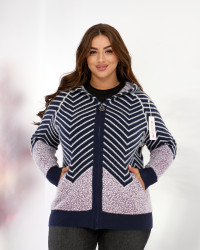 Кардиганы женские БАТАЛ оптом 17458963 001-124