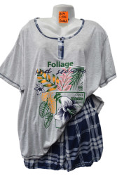 Ночные пижамы женские БАТАЛ оптом 67230895 04-41