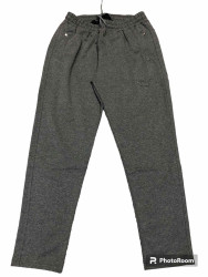 Спортивные штаны мужские БАТАЛ (серый) оптом Турция 36057891 03-53