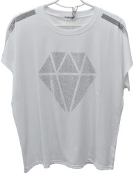 Футболки женские БАТАЛ оптом 92360458 1235-119