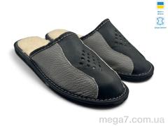 Тапки, Rai shoes оптом 002-2 сіро-чорний