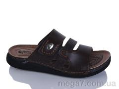 Шлепки, Oscar оптом 01-47 корич.к.