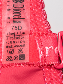 Бюстгальтер Diorella 34271D (  коралловый, D  6 шт. )