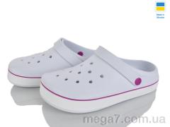 Кроксы, Golden Lion оптом 419 білий-ягідний