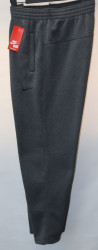 Спортивные штаны мужские БАТАЛ на флисе (gray) оптом 28975341 317-73