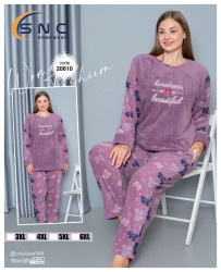 Ночные пижамы женские БАТАЛ оптом 36140978 20610-17