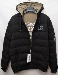 Куртки двусторонние зимние мужские KZXN (black) оптом 81269735 KZ027-8