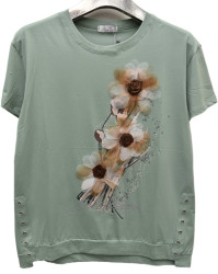 Футболки женские БАТАЛ оптом 62075314 767-128