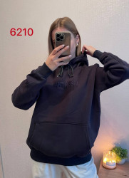 Худи женские на флисе ПОЛУБАТАЛ оптом 15742936 6210-1