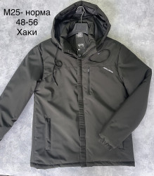 Куртки демисезонные мужские (хаки) оптом 51697382 M25-10