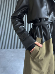 Пальто жіночі (хакі) оптом