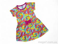 Платье, Kids-modnik оптом 1724 різнокольоровий жовтий