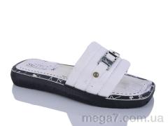 Шлепки, DeMur оптом N004-2 white