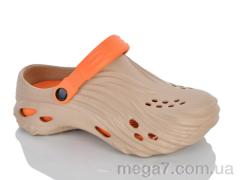 Кроксы, Violeta оптом A101 khaki-orange