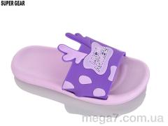 Шлепки, Super Gear оптом 01-759 lilac
