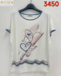 Футболки женские БАТАЛ оптом 48236195 3450-22