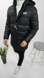 Куртки зимние мужские на флисе (черный) оптом Китай 23675108 05-9