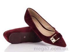 Балетки, Prime-Opt оптом Prime 6Y113-F8 MAROON ZAMSHA