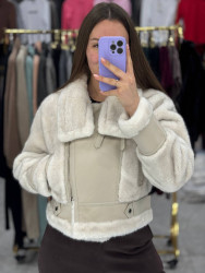 Дубленки женские зимние оптом 83042675 F2411-3