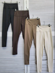 Лосины женские (черный) оптом 41286730 Т20-114