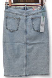 Спідниці джинсові жіночі ПОЛУБАТАЛ оптом 
