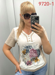 Футболки женские БАТАЛ оптом 39587246 9720-1-26