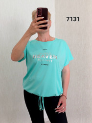 Футболки женские Батал оптом 70253186 7131-16