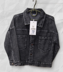 Куртки джинсовые детские YGBB (серый) оптом 24731985 XH0333-134