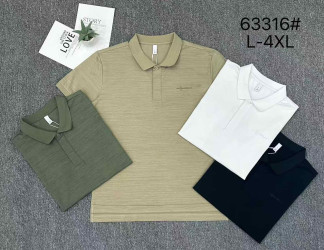 Поло мужские (белые) оптом 25376091 63316