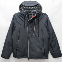Куртки зимние мужские (серый) оптом 27406359 HA1203-12