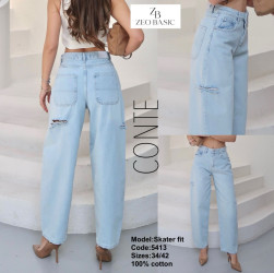 Джинсы женские ZEO BASIC оптом 10598467 5413-7