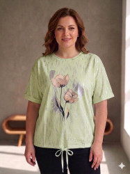 Футболки женские ПОЛУБАТАЛ оптом 13642907 25067-148