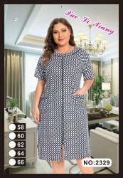 Халаты женские БАТАЛ оптом 83465017 2329-23