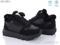 Кроссовки, Ailaifa оптом 2301 black