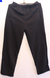 Спортивные штаны мужские БАТАЛ на флисе (темно синий) оптом 51206943 02-6