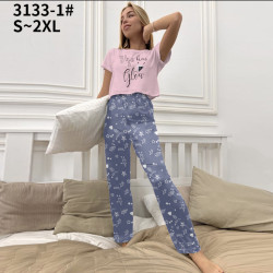 Ночные пижамы женские оптом 31902467 3133-1-3
