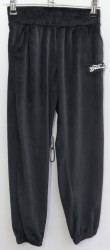 Спортивные штаны подростковые (black) оптом 90376845 01-27