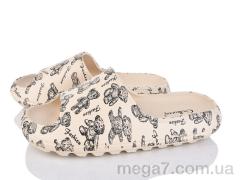 Шлепки, Захар-Gold оптом 2023-10 beige піна